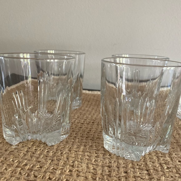 (6) SET VINTAGE ITALIAN CRYSTAL WHISKEY SCOTCH GLASSES - Picture 5 of 14